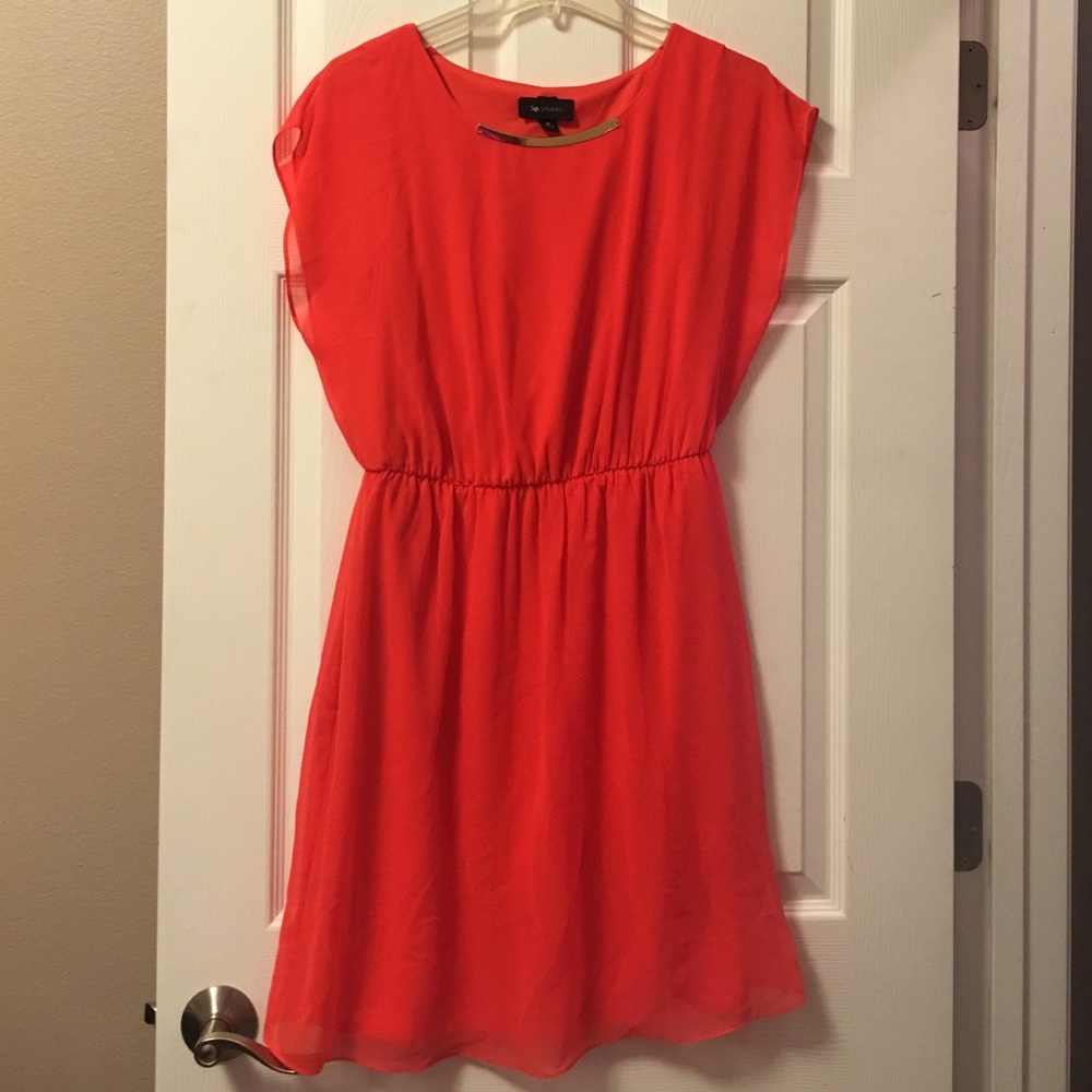 Orange dress
